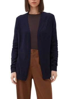 s.Oliver Pullover & Sweatshirts*Strickjacke aus Viskosemix blau2