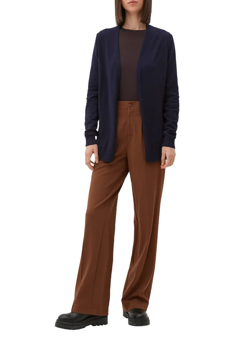 s.Oliver Pullover & Sweatshirts*Strickjacke aus Viskosemix blau2