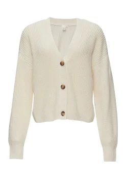 QS Pullover & Sweatshirts*Strickjacke Beige