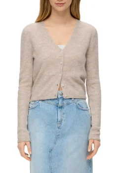 QS Pullover & Sweatshirts*Strickjacke Beige