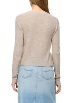 QS Pullover & Sweatshirts*Strickjacke Beige