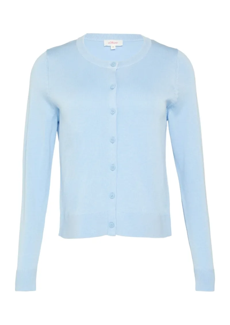 s.Oliver Pullover & Sweatshirts*Strickjacke Blau