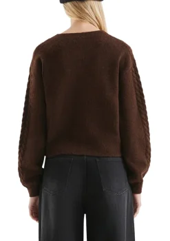 QS Pullover & Sweatshirts*Strickjacke Braun