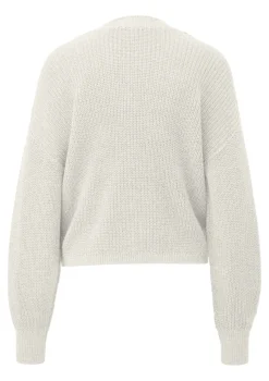 QS Pullover & Sweatshirts*Strickjacke creme