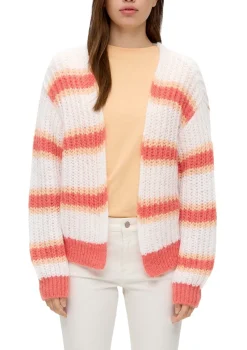 QS Pullover & Sweatshirts*Strickjacke creme