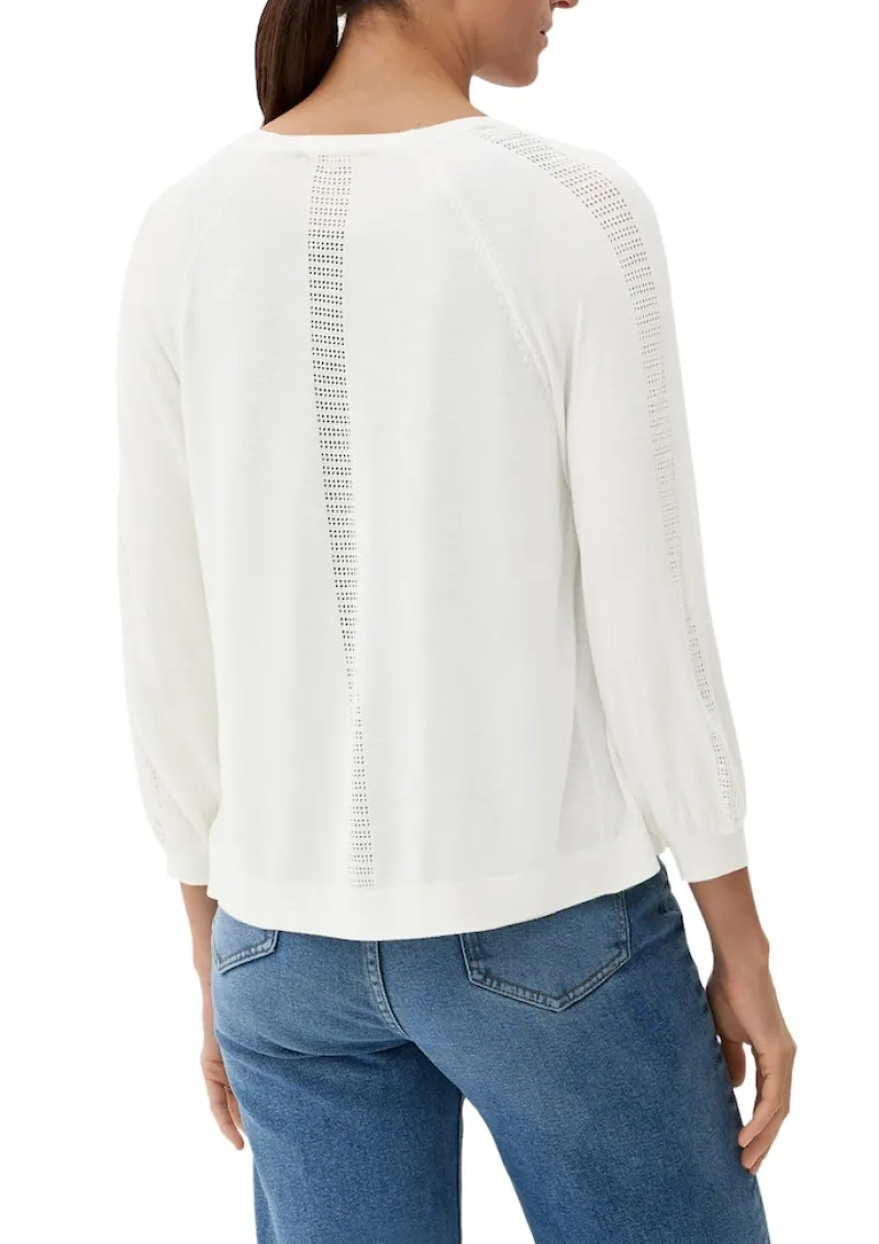 s.Oliver Pullover & Sweatshirts*Strickjacke creme