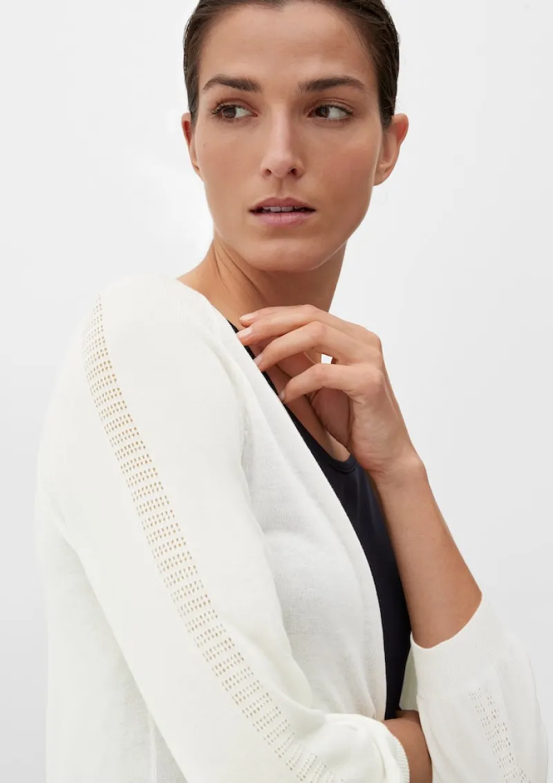 s.Oliver Pullover & Sweatshirts*Strickjacke creme