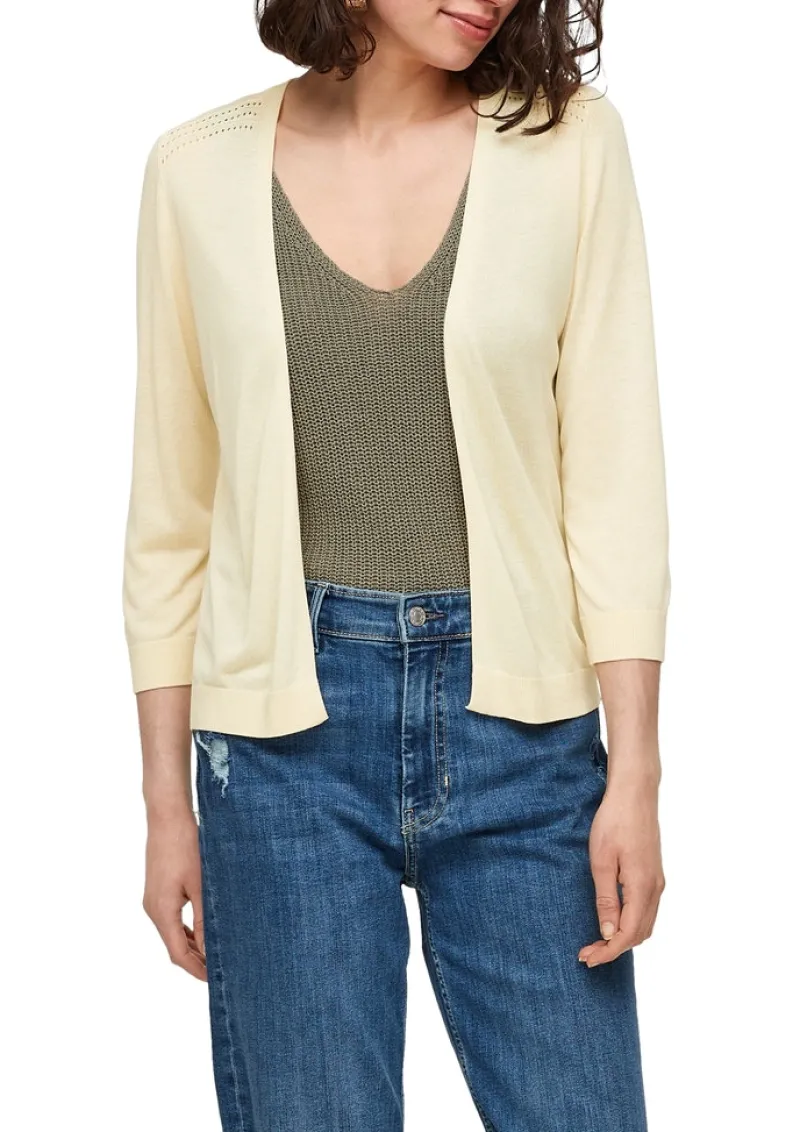 s.Oliver Pullover & Sweatshirts*Strickjacke Gelb