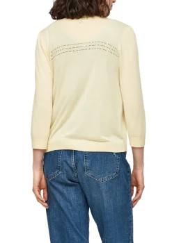 s.Oliver Pullover & Sweatshirts*Strickjacke Gelb