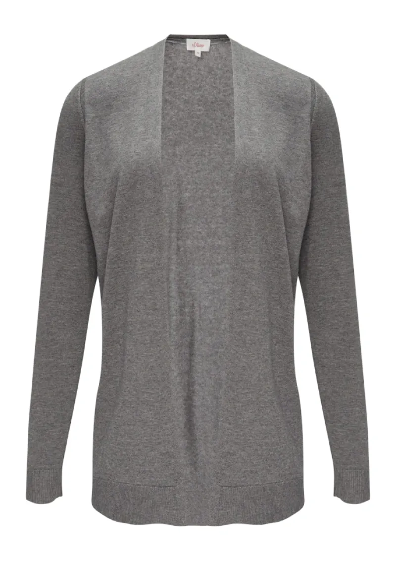 s.Oliver Pullover & Sweatshirts*Strickjacke Grau
