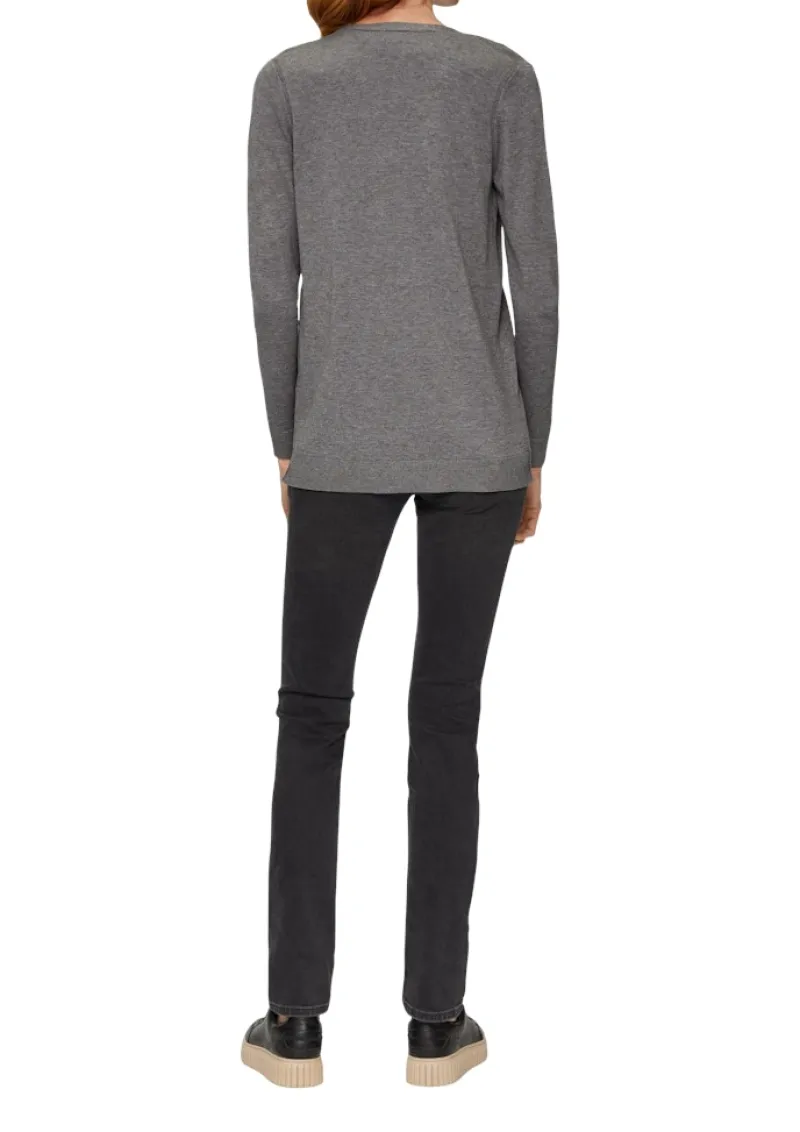 s.Oliver Pullover & Sweatshirts*Strickjacke Grau