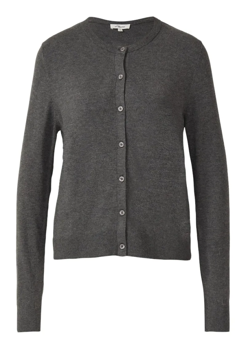 s.Oliver Pullover & Sweatshirts*Strickjacke Grau