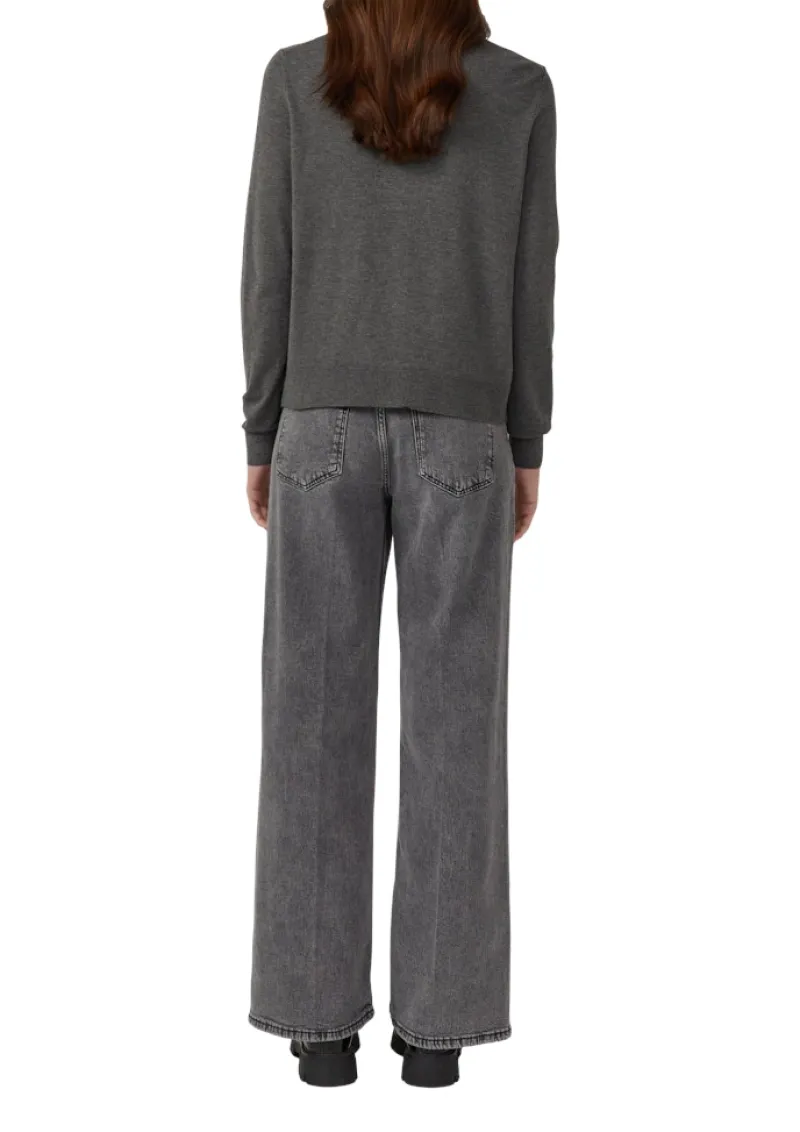 s.Oliver Pullover & Sweatshirts*Strickjacke Grau