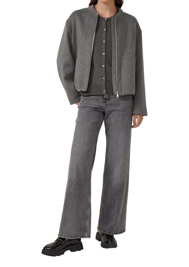 s.Oliver Pullover & Sweatshirts*Strickjacke Grau