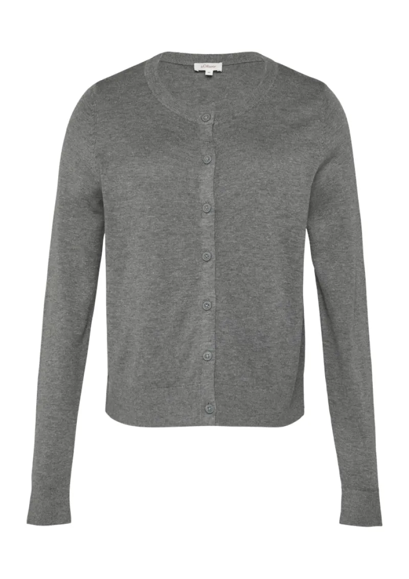 s.Oliver Pullover & Sweatshirts*Strickjacke Grau