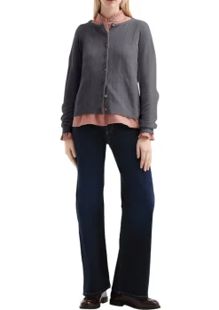 QS Pullover & Sweatshirts*Strickjacke Grau