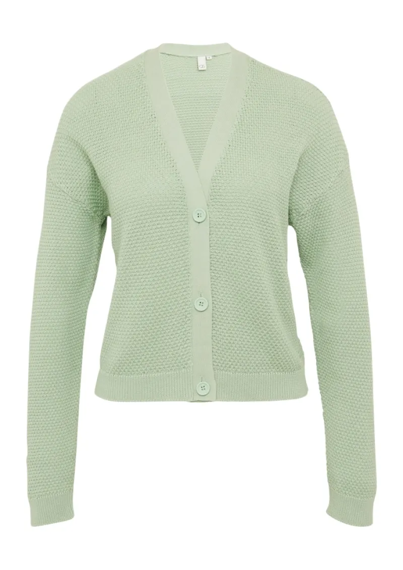 QS Pullover & Sweatshirts*Strickjacke Grün