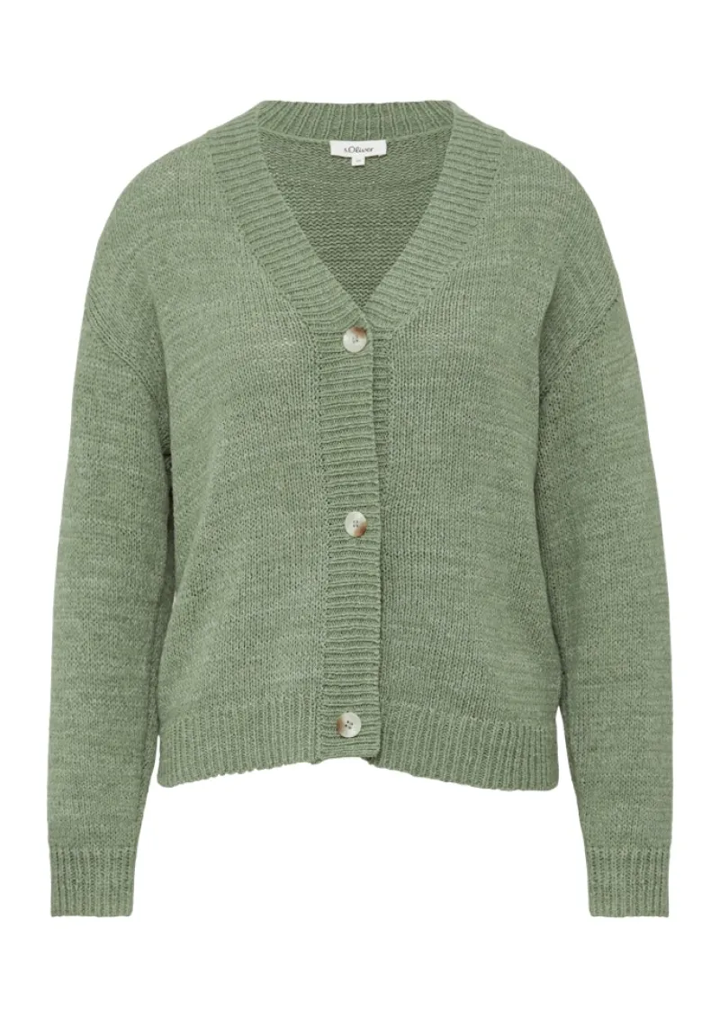s.Oliver Pullover & Sweatshirts*Strickjacke Grün