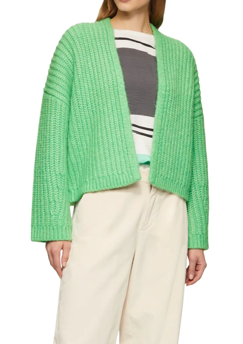 s.Oliver Pullover & Sweatshirts*Strickjacke Grün