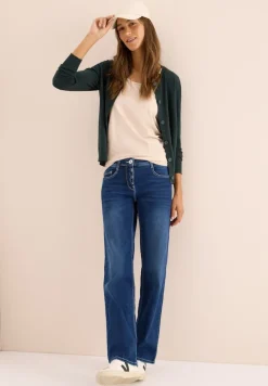 Cecil Pullover & Sweatshirts*Strickjacke mit Knopfleiste ink green