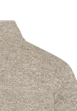 Camel Active Pullover & Sweatshirts*Strickjacke mit Stehkragen oatmeal