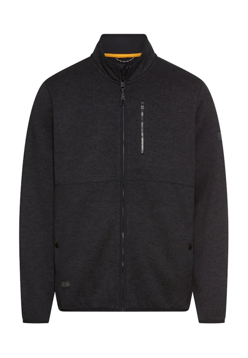 Camel Active Pullover & Sweatshirts*Strickjacke mit Stehkragen Dark Navy