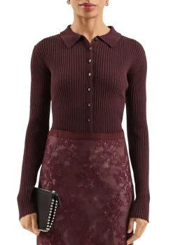 QS Pullover & Sweatshirts*Strickjacke Rot