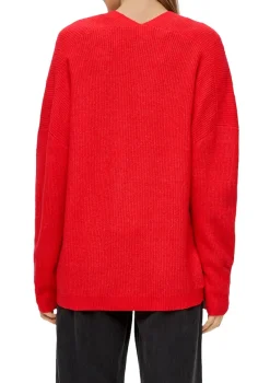 s.Oliver Pullover & Sweatshirts*Strickjacke Rot
