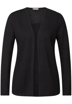 Street One Pullover & Sweatshirts*Strick-Look Jacke Black