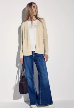 Street One Pullover & Sweatshirts*Strick-Look Jacke cotton beige