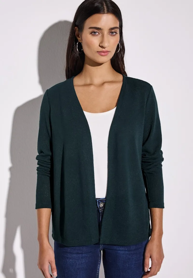 Street One Pullover & Sweatshirts*Strick-Look Jacke hunter green