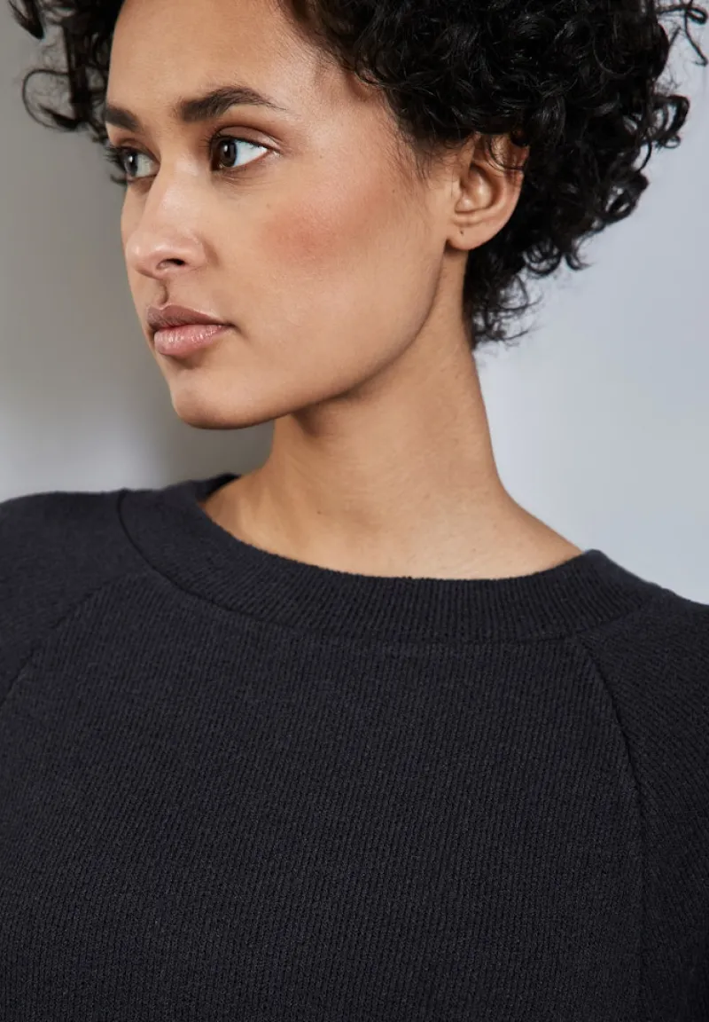 Street One Shirts*Strick-Look Shirt deep tint blue