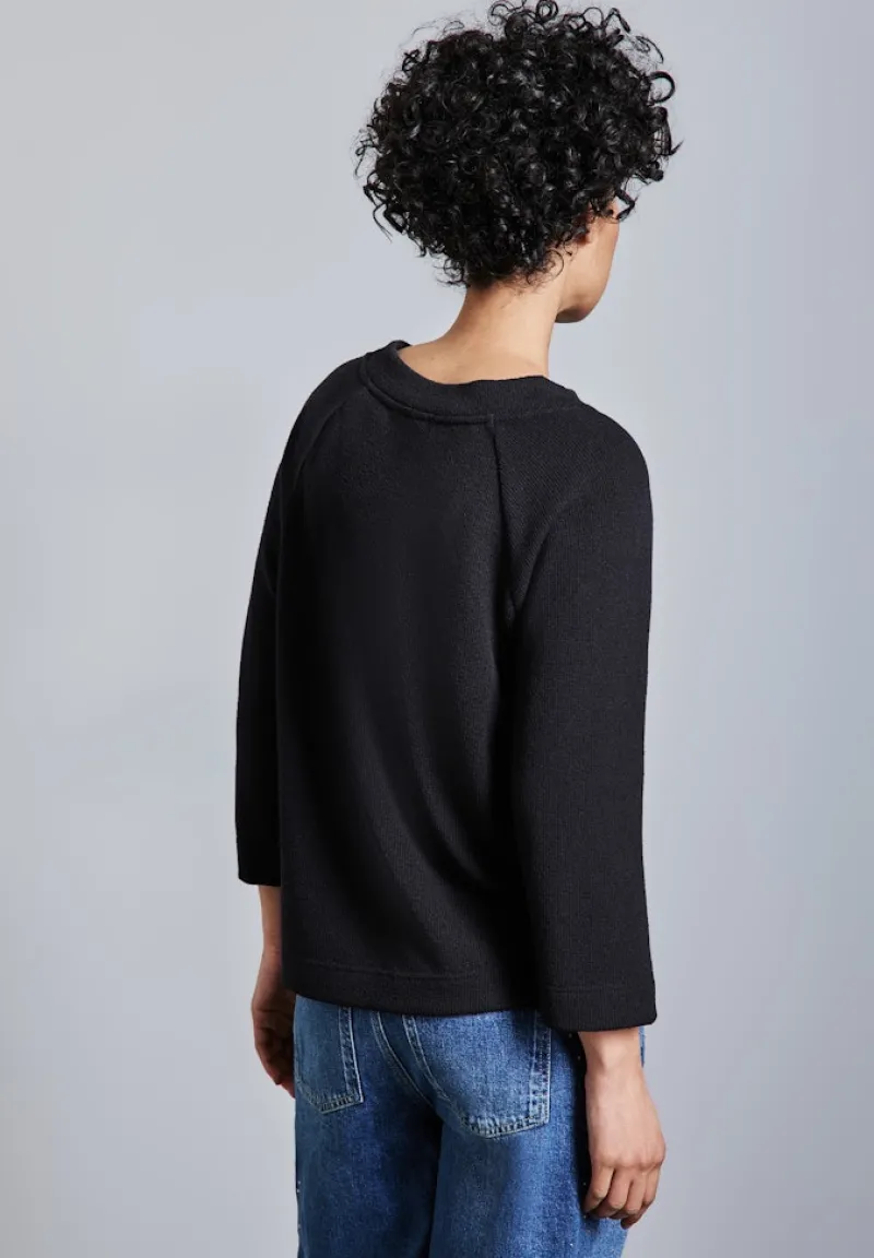 Street One Shirts*Strick-Look Shirt deep tint blue