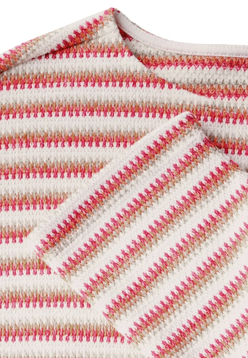 Cecil Shirts*Strick-Look Shirt granita red