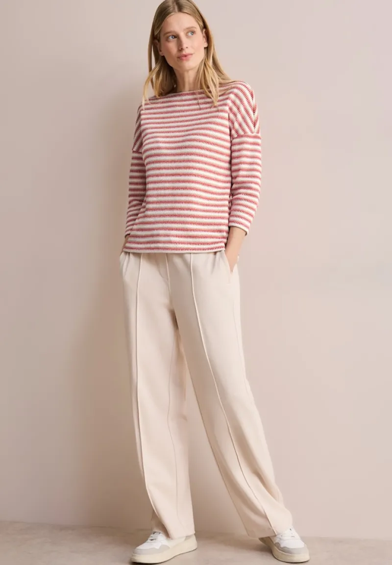 Cecil Shirts*Strick-Look Shirt granita red