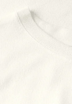 Street One Shirts*Strick-Look Shirt off white