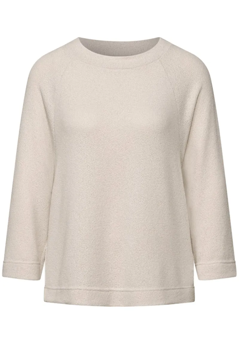 Street One Shirts*Strick-Look Shirt smooth sand beige