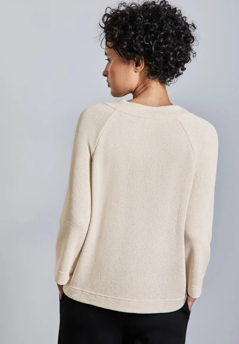 Street One Shirts*Strick-Look Shirt smooth sand beige