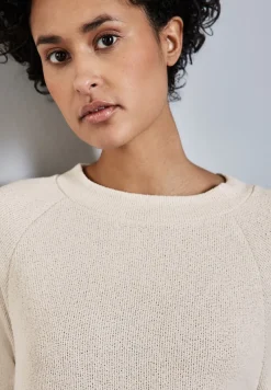 Street One Shirts*Strick-Look Shirt smooth sand beige