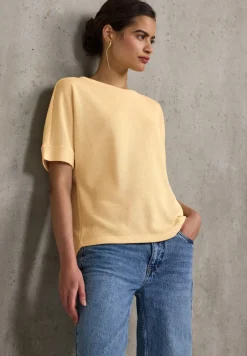STREET ONE STUDIO Pullover & Sweatshirts*Strick-Look T-Shirt blend yellow