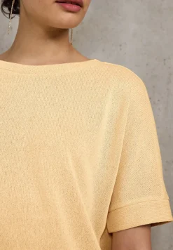 STREET ONE STUDIO Pullover & Sweatshirts*Strick-Look T-Shirt blend yellow