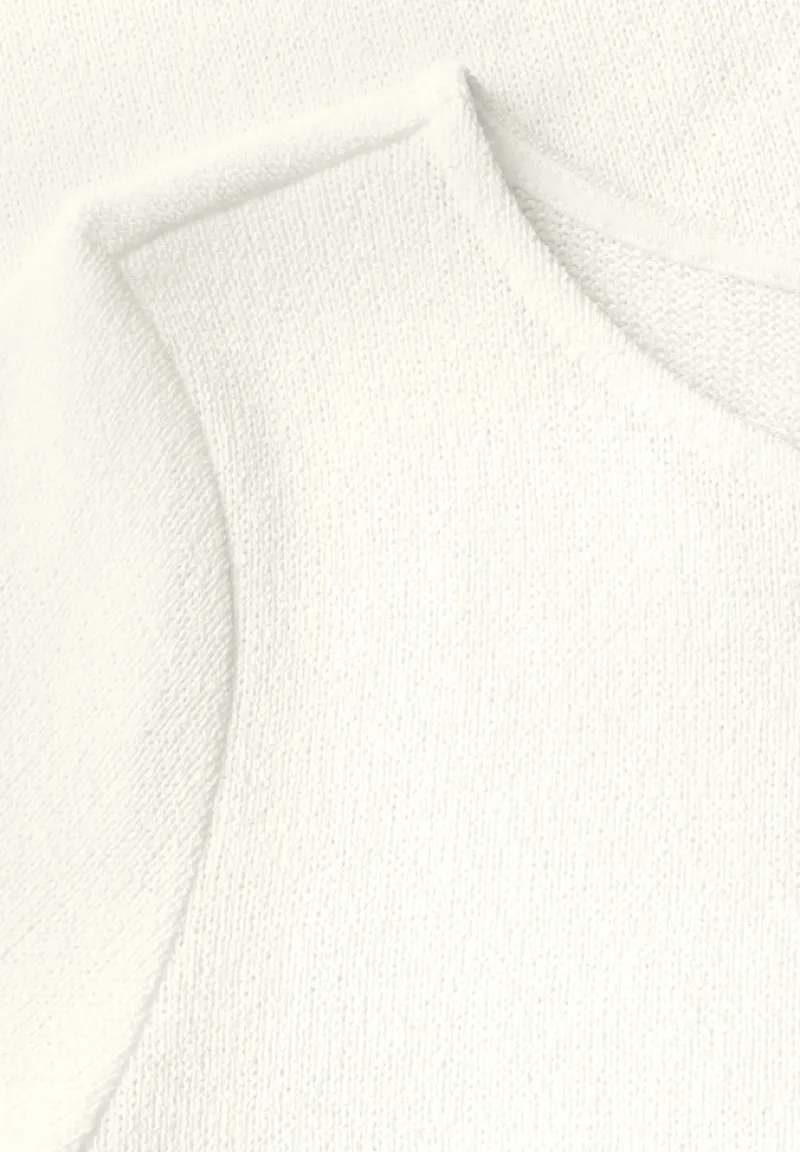 Street One Shirts*Strick-Look T-Shirt off white