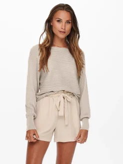 Only Pullover & Sweatshirts*Strickpullover Adaline pumice stone