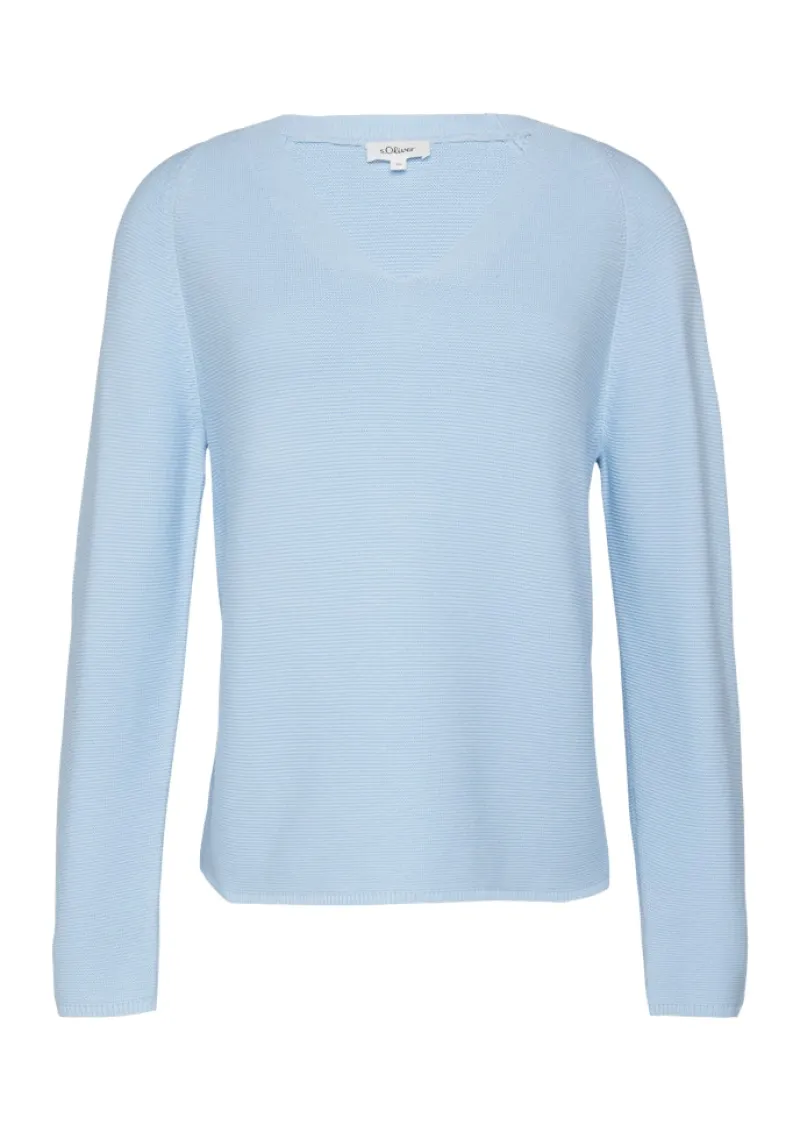 s.Oliver Pullover & Sweatshirts*Strickpullover Blau