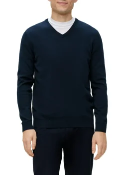 s.Oliver Pullover & Sweatshirts|Big Boys*Strickpullover blau2