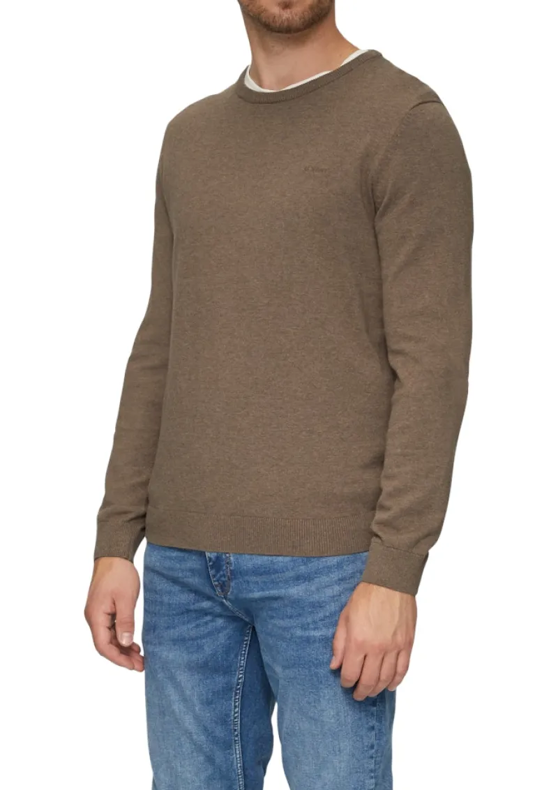 s.Oliver Pullover & Sweatshirts|Big Boys*Strickpullover braun3