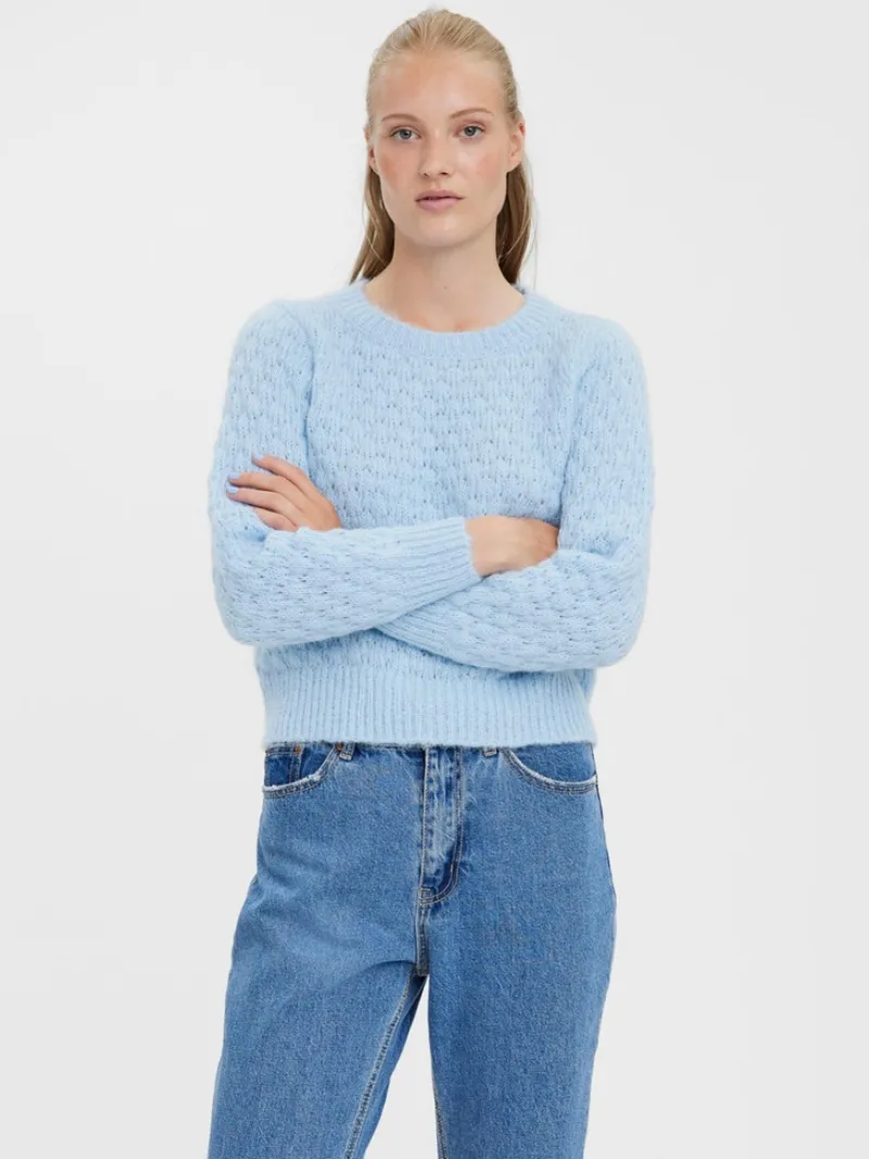 Vero Moda Pullover & Sweatshirts*Strickpullover Cerulean