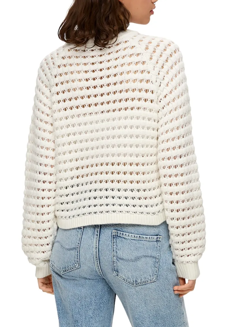 QS Pullover & Sweatshirts*Strickpullover creme