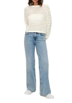 QS Pullover & Sweatshirts*Strickpullover creme