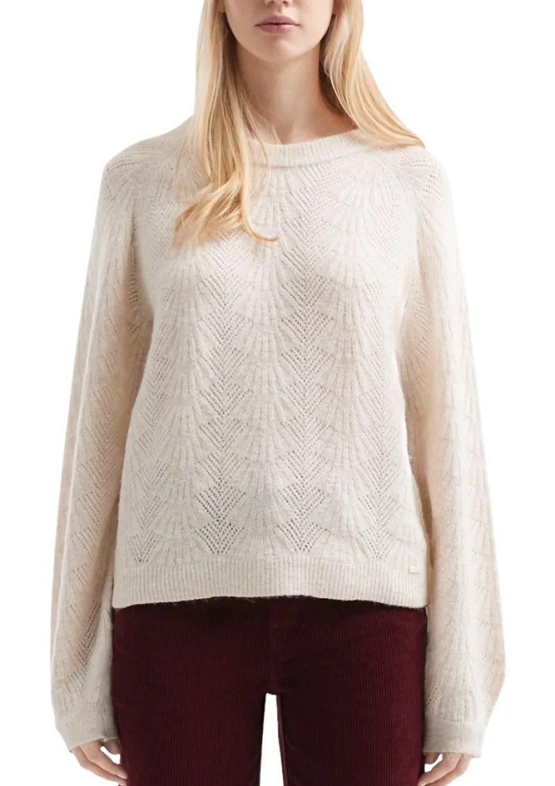 QS Pullover & Sweatshirts*Strickpullover creme